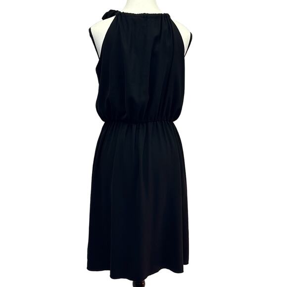 ⚫️Theory Black Halter Dress with Shoulder Tie & Pockets ⚫️ - Picture 4 of 8